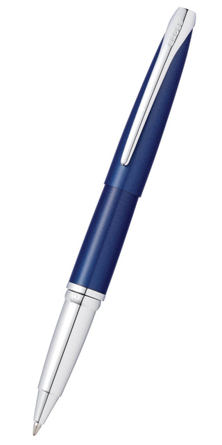 ATX® Translucent Blue Lacquer Rollerball Pen - By Baano