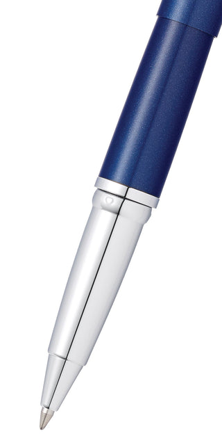 ATX® Translucent Blue Lacquer Rollerball Pen - By Baano