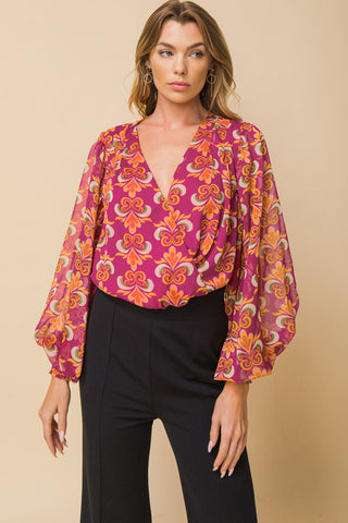 STARTING OVER WOVEN BODYSUIT - By Baano