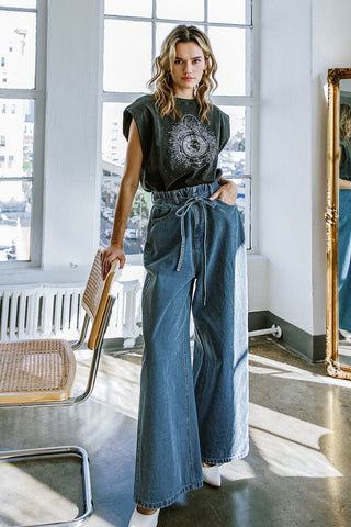 EVERYTHING COUNTS DENIM PANTS - By Baano