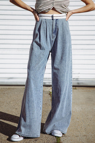 FOREVER WONDERING DENIM PANTS - By Baano