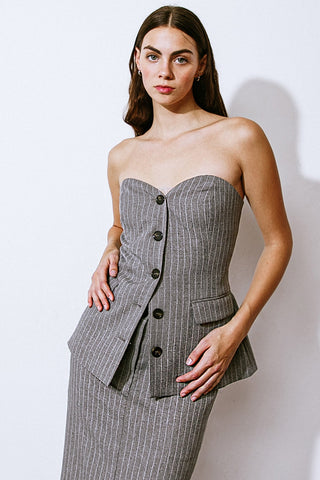 GET TO THE POINT WOVEN TOP - By Baano