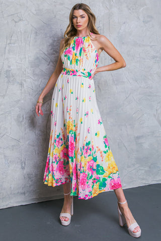 ALBERGO STELLA WOVEN MIDI DRESS - By Baano