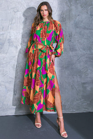 CUE THE CHIC WOVEN MIDI DRESS - By Baano