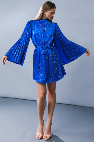 MESMERIZING ELEGANCE WOVEN MINI DRESS - By Baano