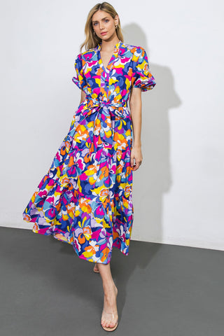 LOVE IN YOUR LIFE POPLIN MIDI DRESS - By Baano