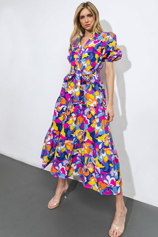 LOVE IN YOUR LIFE POPLIN MIDI DRESS - By Baano