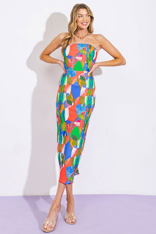 DANCING DIVA PONTI TUBE DRESS - By Baano