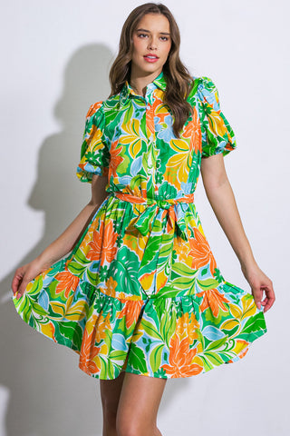 END GAME WOVEN MINI DRESS - By Baano