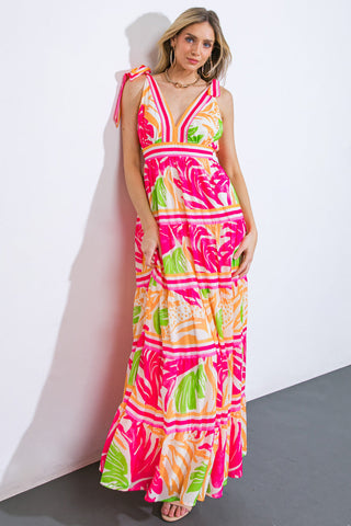 TAKE THE TRAILS WOVEN MAXI DRESS - By Baano