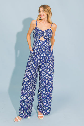 SEND A MESSAGE  WOVEN JUMPSUIT - By Baano