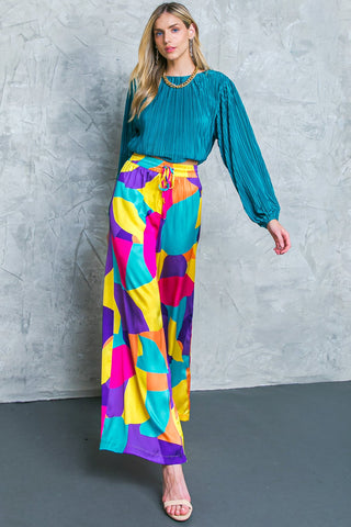 FOLLOW THE FLOW WOVEN PANTS - By Baano
