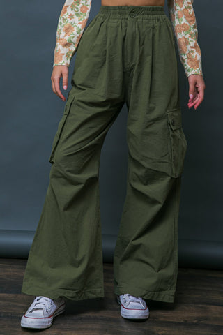 INCREDIBLE MOMENTS WOVEN CARGO PANTS - By Baano