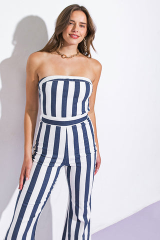 GRACEFUL APPEARANCE TWILL JUMPSUIT - By Baano