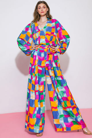 LOVELY STATEMENT WOVEN PANTS - By Baano