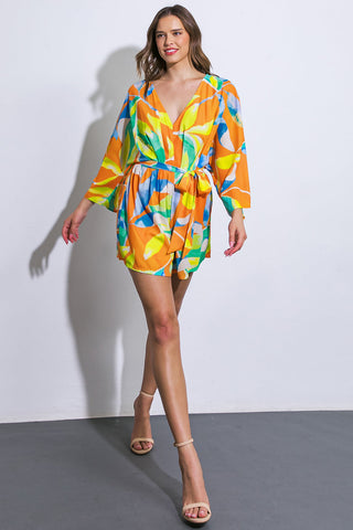 QUITTING TIME WOVEN ROMPER - By Baano