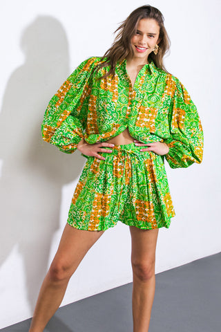 ALL OF MY LOVE WOVEN SHORTS - By Baano