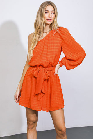 UNEXPECTED SURPRISE WOVEN ROMPER - By Baano