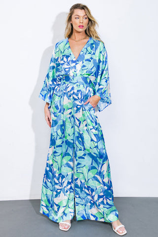 WIN THE CROWD WOVEN JUMPSUIT - By Baano