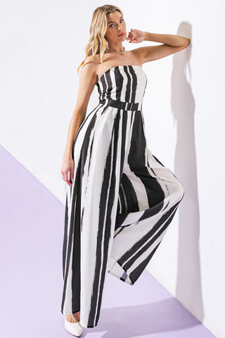 ANYWHERE WITH YOU WOVEN JUMPSUIT - By Baano