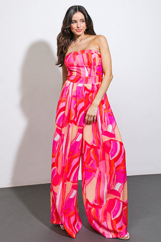 SOMEBODY LOVES WOVEN JUMPSUIT - By Baano