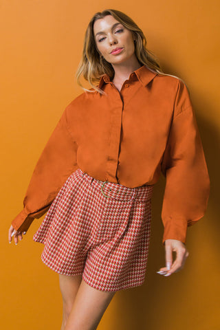 STATE OF SUCCESS POPLIN TOP - By Baano