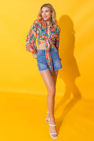 MY HAPPY PLACE WOVEN TOP - By Baano