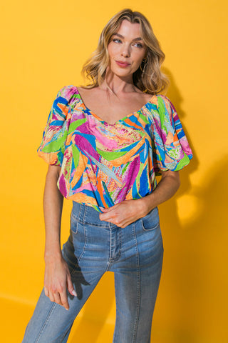 HONESTLY BREATHTAKING WOVEN TOP - By Baano