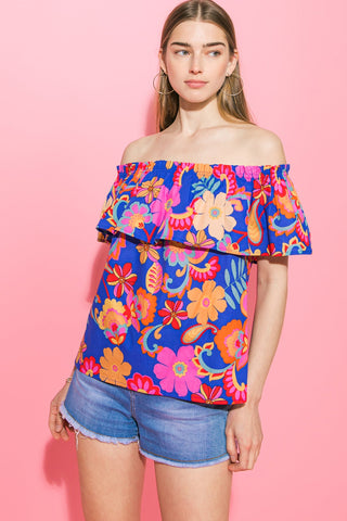 BELIEVE IN DESTINY POPLIN TOP - By Baano