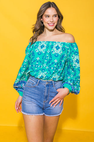 SEND MY LOVE WOVEN TOP - By Baano