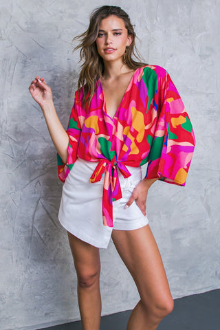 LOVE YOU LIKE WOVEN TOP - By Baano