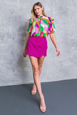 MAKE THEM PROUD WOVEN TOP - By Baano