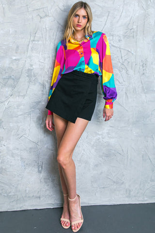 FOLLOW THE FLOW WOVEN TOP - By Baano