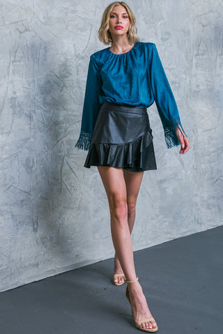 LOVE EVERY DAY WOVEN BODYSUIT - By Baano