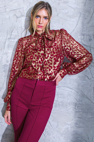 BEYOND COMPARE SEMI-SHEER TOP - By Baano