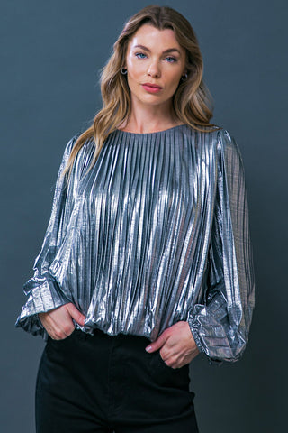 KEY IT DOWN WOVEN TOP - By Baano