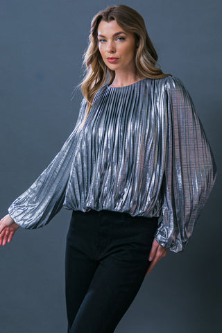 KEY IT DOWN WOVEN TOP - By Baano