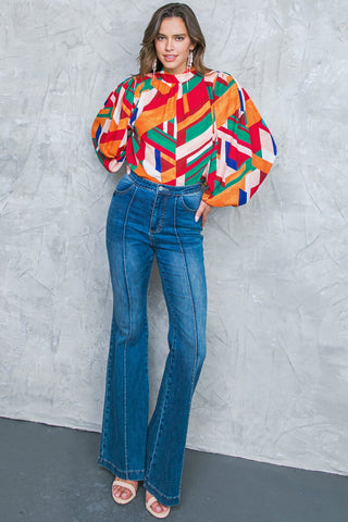 LIGHT UP MY LIFE WOVEN TOP - By Baano