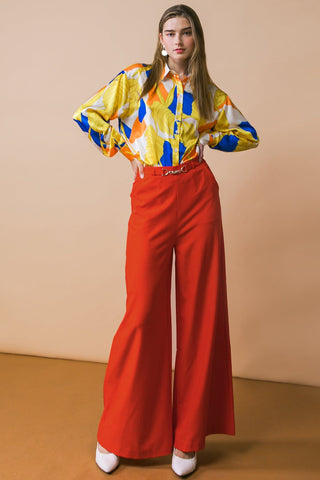 LISTEN TO HER WOVEN TOP - By Baano