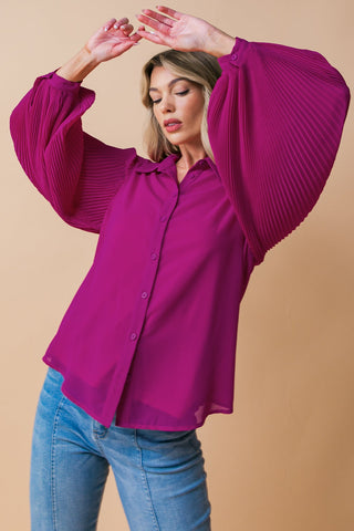 A SPECIAL GIFT WOVEN TOP - By Baano