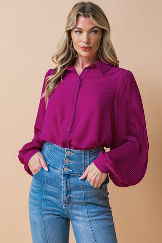 A SPECIAL GIFT WOVEN TOP - By Baano