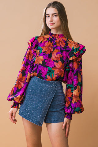 MOODY SWEETIE WOVEN TOP - By Baano