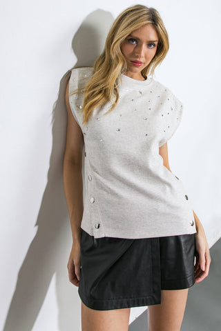 SWEETEST DREAMS KNIT TOP - By Baano