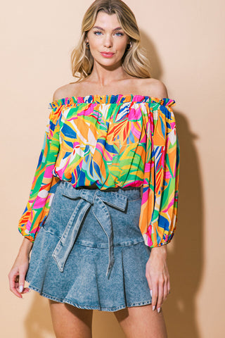 ENTERTAIN ME WOVEN TOP - By Baano