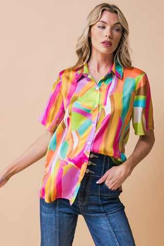 ELEVATED OPTION WOVEN TOP - By Baano