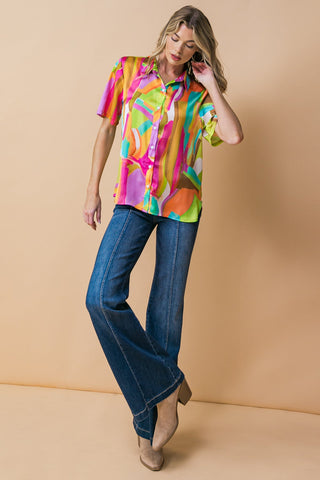 ELEVATED OPTION WOVEN TOP - By Baano