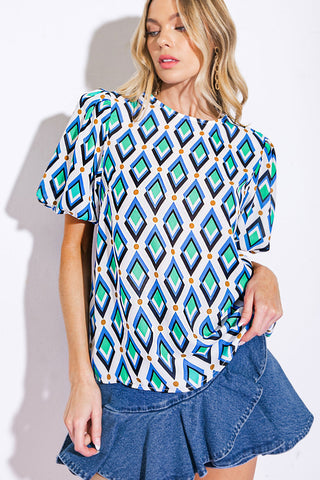 FRESH TAKE WOVEN TOP - By Baano