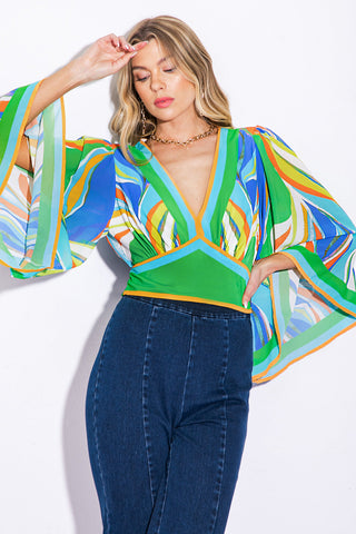 WE BELONG TOGETHER WOVEN CROP TOP - By Baano