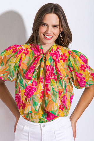 DAY DOWNTOWN WOVEN TOP - By Baano