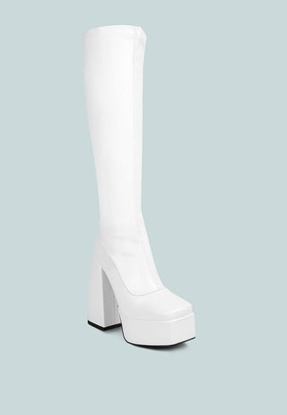 Fanning Platform Long Boots